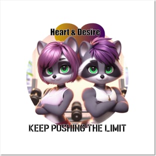 Heart & Desire Raccoons Posters and Art